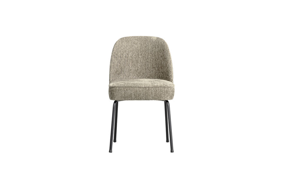 Chaise de salle à manger élégante et confortable Formes douces et agréables Rembourrée en