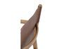 Miniature Chaise de salon en cuir marron Ollie 12