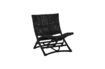 Miniature Chaise de Salon en rotin noir Baz 4