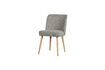 Miniature Chaise effet peau de mouton gris clair Force 1