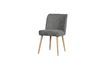 Miniature Chaise effet peau de mouton gris foncé Force 1