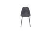 Miniature Chaise en aspect cuir gris Found 4