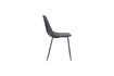 Miniature Chaise en aspect cuir gris Found 5