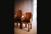 Miniature Chaise en bois brun Naga 4