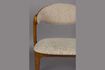 Miniature Chaise en bois de hêtre massif beige Babington 3