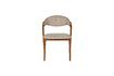 Miniature Chaise en bois de hêtre massif beige Babington 9
