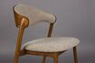 Miniature Chaise en bois de hêtre massif beige Babington 4
