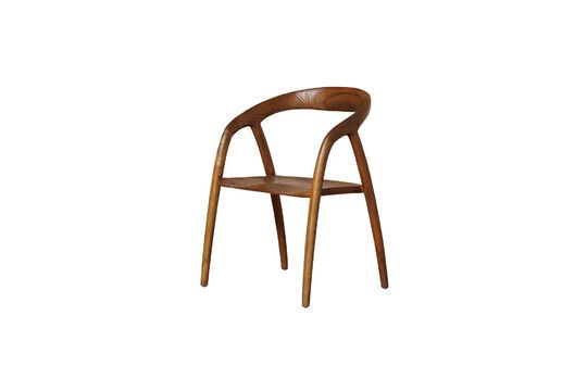 Chaise en bois foncé Lennor