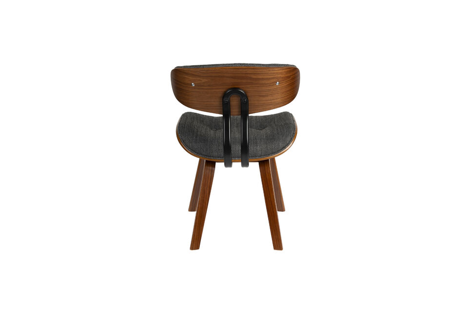 Chaise en bois noir Blackwood - 10