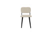 Miniature Chaise en bouclé blanc cassé Jake 2