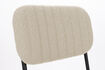 Miniature Chaise en bouclé blanc cassé Jake 7