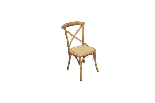 Chaise en chêne foncé Marius