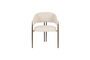 Miniature Chaise en contreplaqué d'eucalyptus beige Naida Détouré