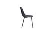 Miniature Chaise en cuir noir Found 5