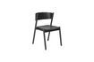 Miniature Chaise en hêtre noir Oblique 1