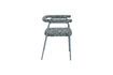 Miniature Chaise en métal bleu Ecto 4