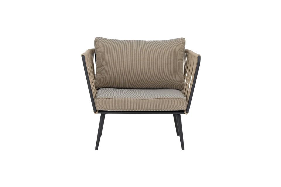 Chaise en métal marron Pavone Bloomingville