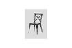 Miniature Chaise en métal noir Alto 1