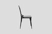 Miniature Chaise en métal noir Alto 2