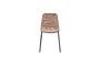 Miniature Chaise en osier beige Hapur Détouré
