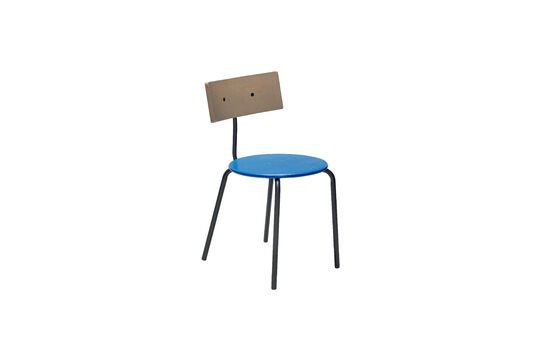 Chaise en placage de frêne bleu Koi Détouré