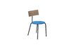Miniature Chaise en placage de frêne bleu Koi 1