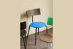 Miniature Chaise en placage de frêne bleu Koi 3
