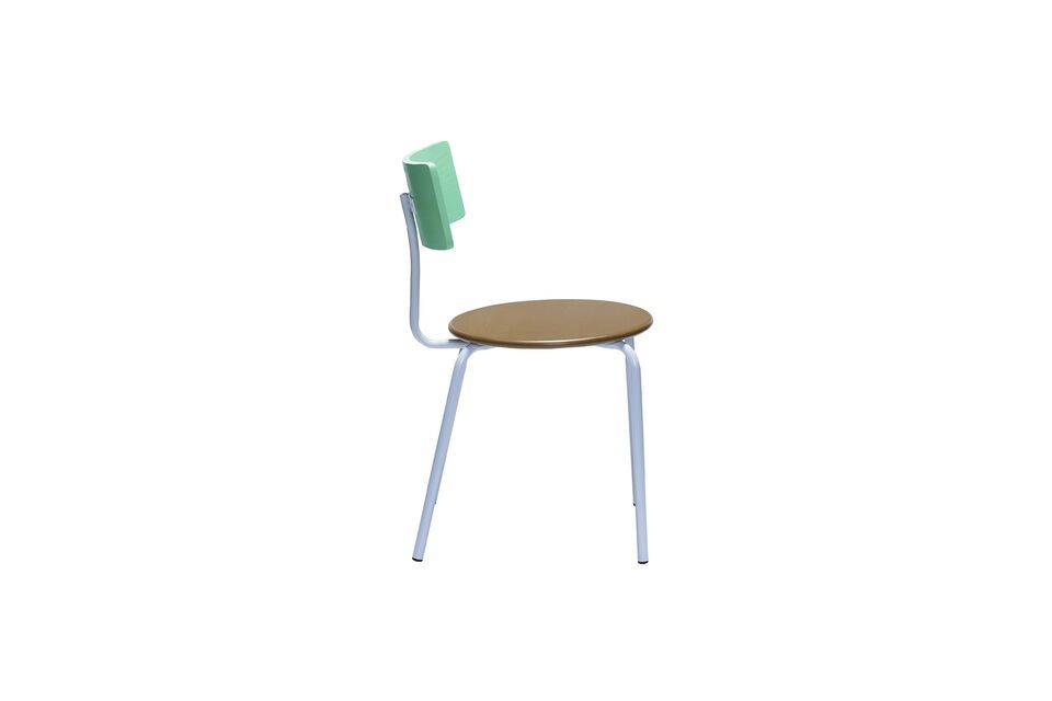 Élevez le style de votre salle à manger avec la chaise en placage de frêne marron Koi