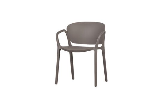 Chaise en plastique gris Bent Détouré