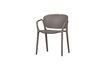 Miniature Chaise en plastique gris Bent 1