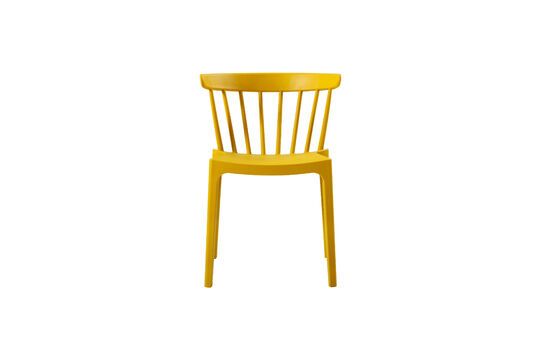 Chaise en plastique jaune Bliss Détouré