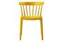 Miniature Chaise en plastique jaune Bliss Détouré