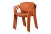 Miniature Chaise en plastique terracotta Bliss 4