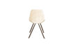 Miniature Chaise en polyester beige Franky 7