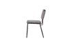 Miniature Chaise en polyester velour antracite Kaat 4
