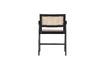 Miniature Chaise en rotin et bois noir Gunn 5