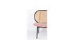 Miniature Chaise en rotin rose Lounge Spike 12