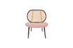 Miniature Chaise en rotin rose Lounge Spike 7