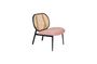 Miniature Chaise en rotin rose Lounge Spike Détouré