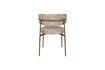 Miniature Chaise en Tissu Beige Claes 9