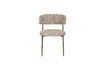 Miniature Chaise en Tissu Beige Claes 10