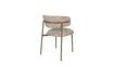 Miniature Chaise en Tissu Beige Claes 4