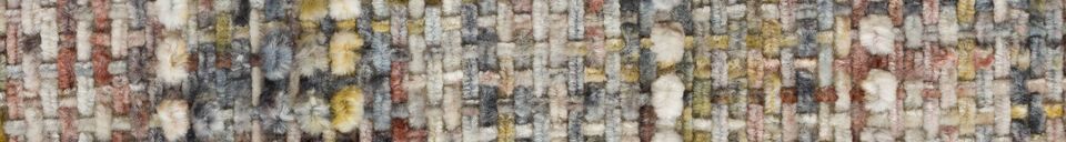 Mise en avant matière Chaise en Tissu Beige Claes