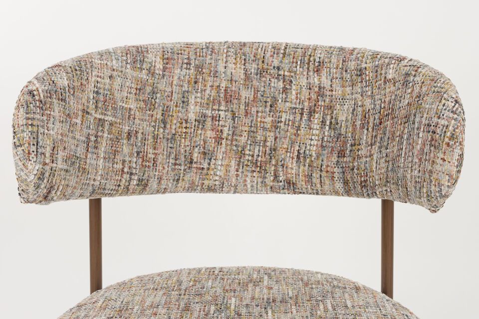 Chaise en Tissu Beige Claes - 10