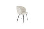 Miniature Chaise en tissu beige Joa Détouré