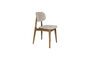 Miniature Chaise en tissu beige Marais Détouré