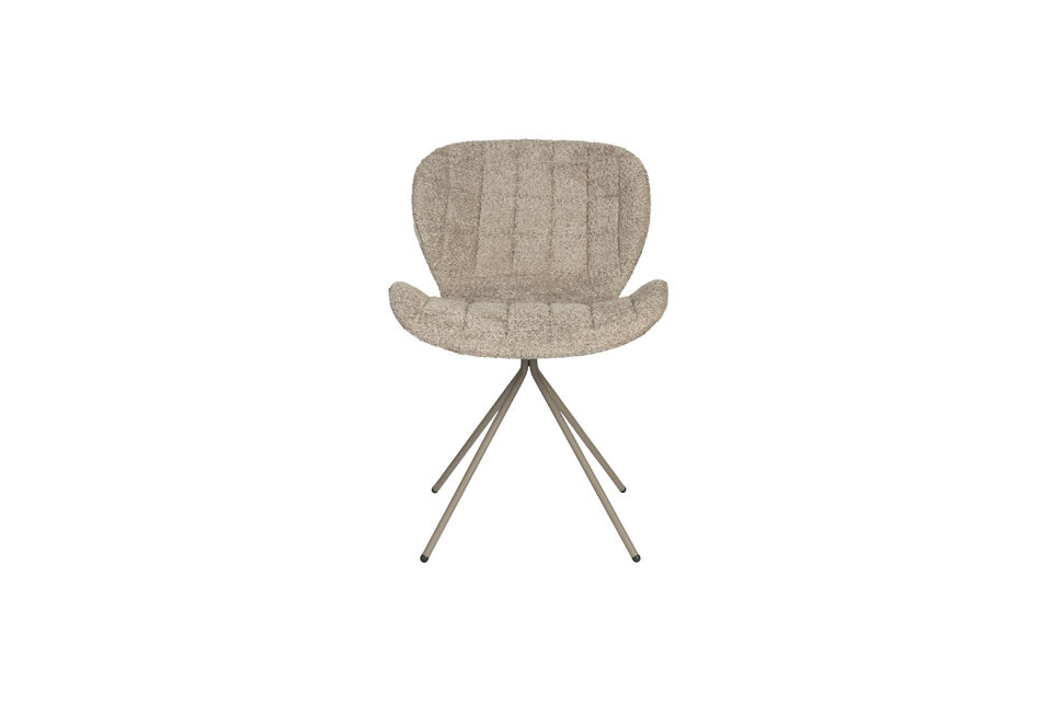 Chaise en tissu beige Omg Soft - 9