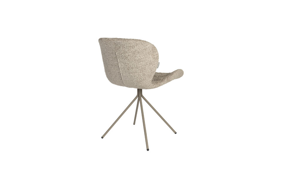 Chaise en tissu beige Omg Soft - 11