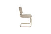 Miniature Chaise en tissu beige Ridge Soft 10