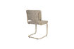 Miniature Chaise en tissu beige Ridge Soft 11